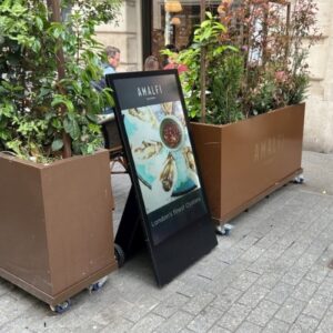 43" High Brightness Outdoor Digital Android Battery A-Board