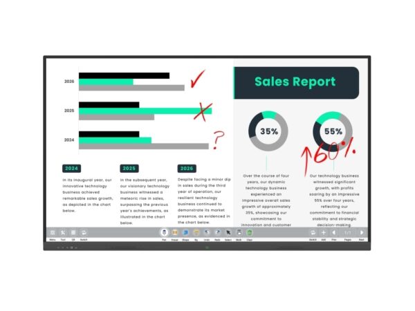 4K Slim Bezel Interactive Touch Displays - Image 3